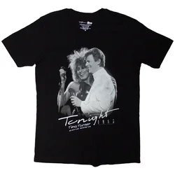 Tina Turner & David BowieTonight 1985 Black L Majica