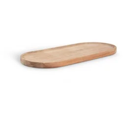 Ukrasni poslužavnik FILLIP Š13xD30cm drvo