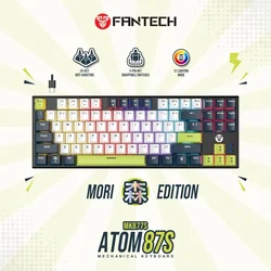 FANTECH Tastatura Mehanicka Gaming MK877S RGB Atom 87S Mori bela (taro switch)