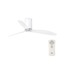 FARO 32038 - Stropni ventilator MINI TUBE FAN z daljinskim upravljalnikom prozoren