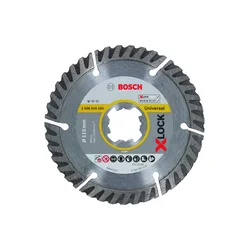 Bosch X-LOCK Standard for Universal 115x22,23x2x10 2608615165, 115 x 22.23 x 2 x 10 mm