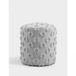 Atelier del Sofa Tabure Astrid, 40 x 40 x 45 cm, Siva