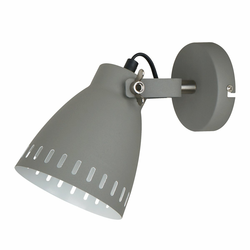ITALUX MB-HN5050-1-GR+S.NICK - Zidna svetiljka FRANKLIN 1xE27/60W/230V