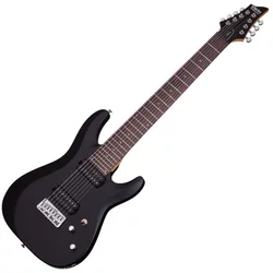 Schecter C-8 Deluxe Satin Black