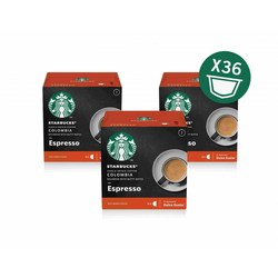 STARBUCKS NESCAFE DOLCE GUSTO COLOMBIA Espresso, 3 x 12 kapsul