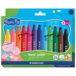 FLOMASTER ŠKOLSKI 12BOJA JUMBO NORIS JUNIOR PEPPA PIG STAEDTLER 329 C12 L1