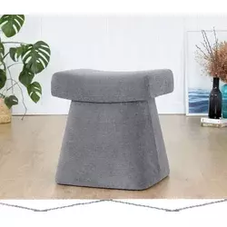 Atelier del Sofa Tabure Gurrata, Sivi