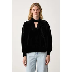 Armani Exchange pulover ženski velur