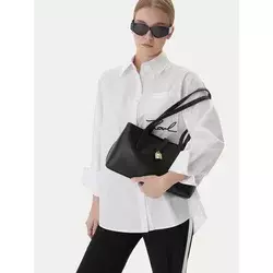 Ročna torba KARL LAGERFELD B1W30095 Črna