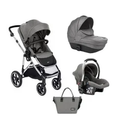 Kikka boo Kolica Thea 3in1 premium set sa autosedištem I-Xtend I-size i tvrdom korpom Grey KKB20135 XTSET