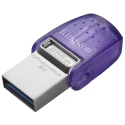 Kingston USB 3.2 flash, 256GB, DataTraveler, MicroDuo, 3C, DTDUO3CG3/256GB
