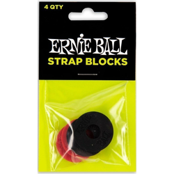 Ernie Ball 4603 Strap Blocks Black and Red
