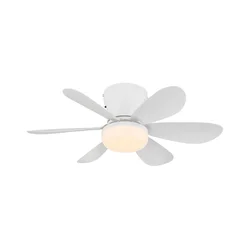Globo 03625W - LED prigušiva stropni ventilator DELORES LED/5W/230V 2700-6500K bela + daljinski upravljač