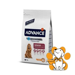 Advance Senior Medium 7+ godina, Piletina & Pirinač 12kg, hrana za starije pse