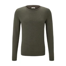 TOM TAILOR Pulover temno zelena