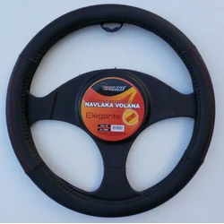CAR LINE Navlaka volana M (38cm) crno-crvena ELEGANTE