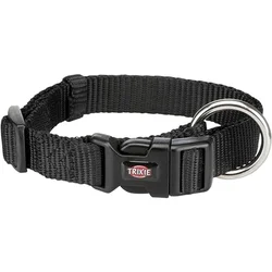 TRIXIE Classic Ogrlica za pse S-M 30-45cm/15mm Crna