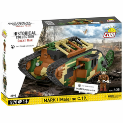 Cobi Great War Mark I št. C.19., 1:35, 878 k, 1 f