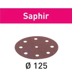 Brusni list Saphir STF D125/8 P80 SA/25 kos