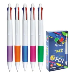 Pero 4-barvno JUNIOR 942W 1,0 mm, plastično/belo