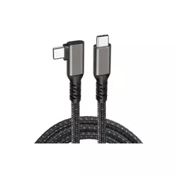 KETTZ USB kabl Tip C - Tip C 90° KT-USBC070, 3.2, 4K, 100 W, 1 m