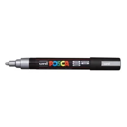 MARKER permanentni Uni Posca PC-5M 1,8-2,5mm srebrn