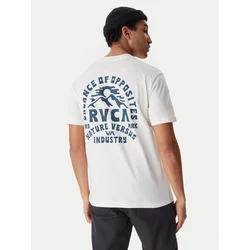 RVCA Majica EVYZT00297 Écru Regular Fit