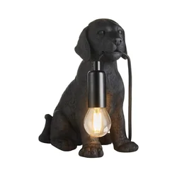 Endon 107365 - Stona lampa PUPPY 1xE14/7W/230V crna