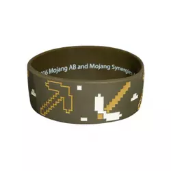 Minecraft Miner Rubber Bracelet-One Size-Multicolor