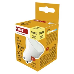LED žarnica Basic MR16 bela/ GU10/10 W (72 W)/1000 lm/Toplo bel