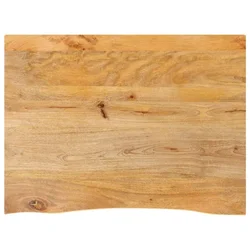 Stolna ploča sa živim rubom 70x60x2,5 cm od masivnog drva manga