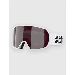 BLIZ Active Eyewear G002 Matte White Goggle pink w silver mirror