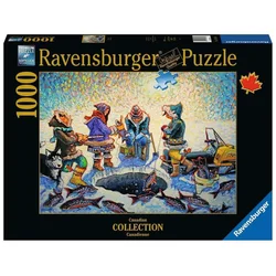 shumee RAVENSBURGER PUZZLE 1000 KOSOV RIBOLOV NA LEDU