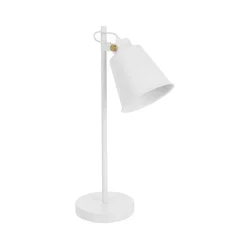 Stona lampa 1xE27/40W/230V bela
