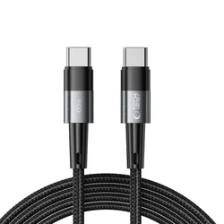 TECH-PROTECT ULTRABOOST TYPE-C- TYPE-C KABEL PD60W/3A 200CM SIVI