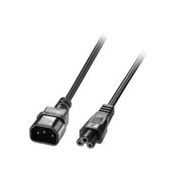 Lindy 30342 power cable Black 3 m C14 coupler C5 coupler