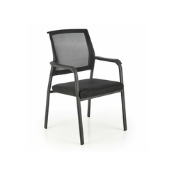 Stol Houston 1637 Črna, 90x58x60cm, Blago, Kovina