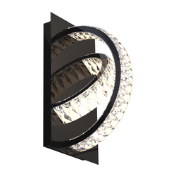 Zuma Line MX3274-2-3BCT-LED Zidno svetlo TULA LED/18W/230V 2700-6000K crno