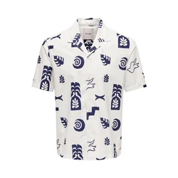 Only & Sons Srajca ecru/marine