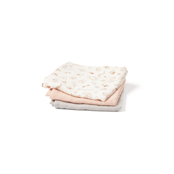 Kids Concept - Set 3 muslin odejic. Pink mix