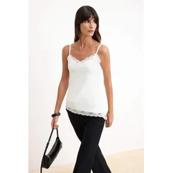Trendyol Milla Ženska bluza, Krem