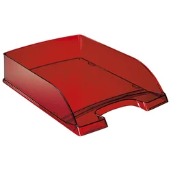 Ladica za spise leitz 52260028 prozirno crvena