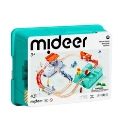 Mideer drvena pruga sa vozicima