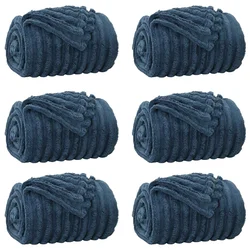 Vidaxl Obloge 6 pcs Temno modra 240 x 220 cm Flis