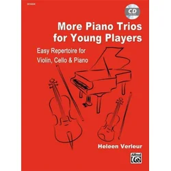 VERLEUR:MORE PIANO TRIOS FOR YOUNG PLAYERS +CD EASY REPERTOIRE