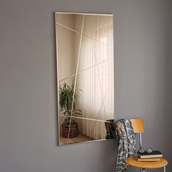 Hanah Home Ogledalo Srebrno