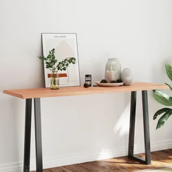 Stolna ploča svjetlosmeđa 160x50x(2-4) cm obrađena hrastovina