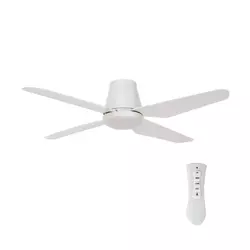 Lucci air 213001 - LED plafonski ventilator AIRFUSION ARIA LED/18W/230V bela + daljinski upravljač