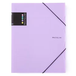 Mapa z radirko A4 PP PASTELINI vijolična
