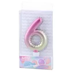 Balloon candle svećica duga - odaberite broj ( 710326 )